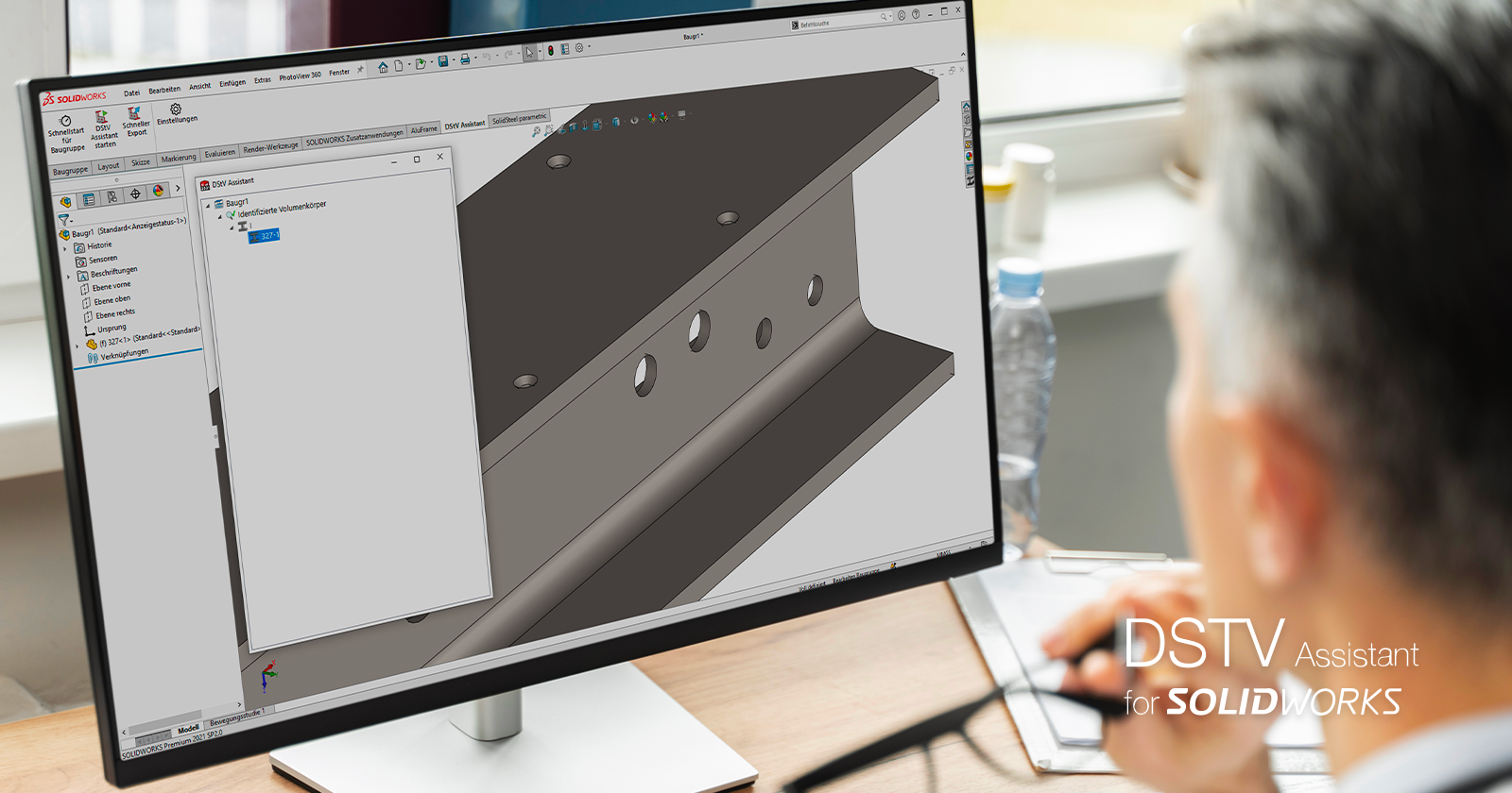 SolidSteel DSTV Module for SOLIDWORKS