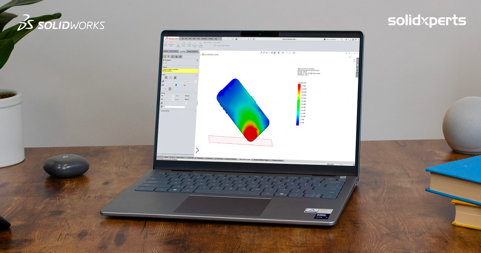 Validez votre conception avec un test de chute dans SOLIDWORKS Simulation