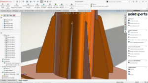  Alternative jib crane design where the gussets fit into slotted holes