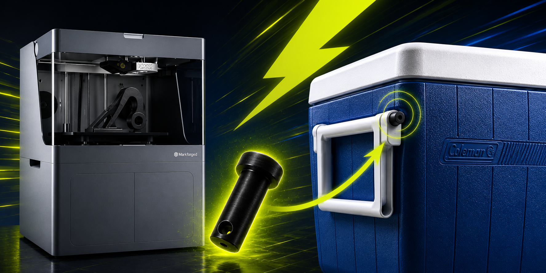 Comment la fabrication additive avec Markforged a permis d’éviter le remplacement coûteux d’une glacière